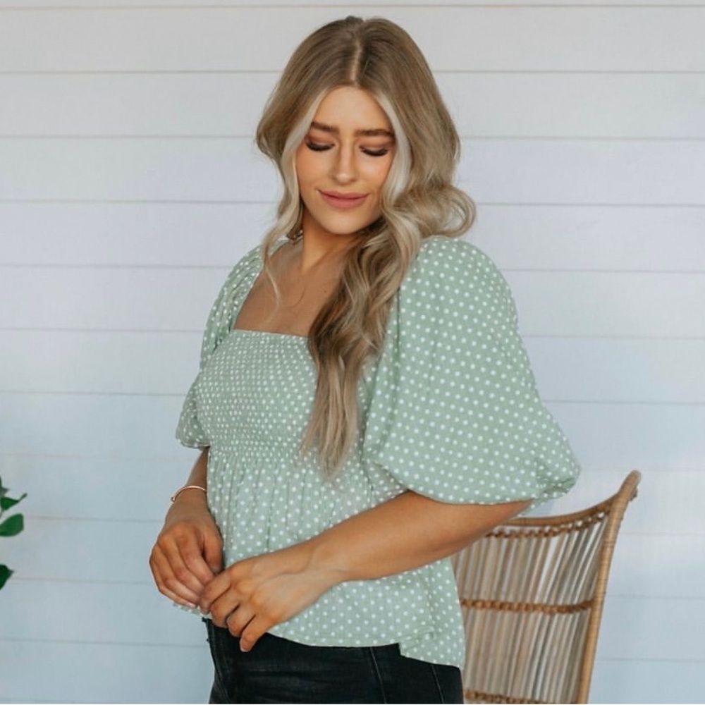 Malia babydoll top LARGE